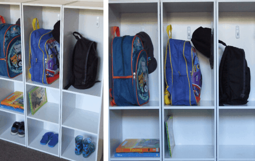 DIY Kids Cubbies