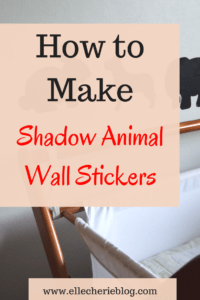 How to Make shadow animal wall stickers