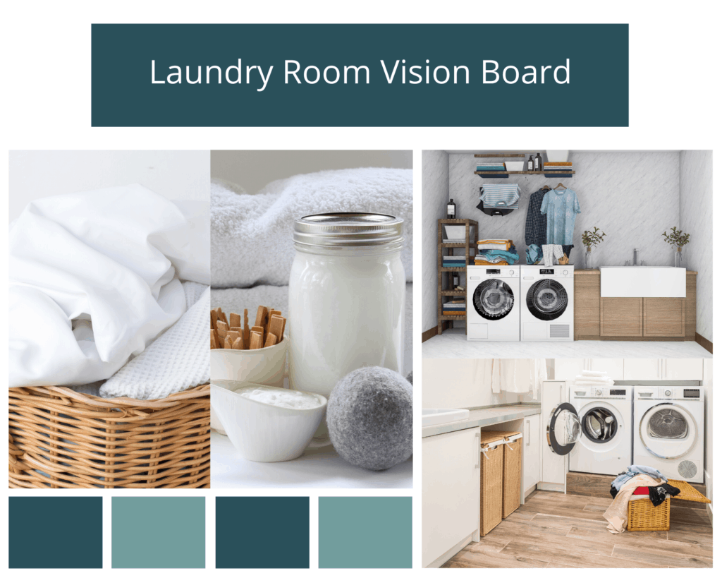 Laundry Room Vision Board