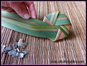 How to make flax flowers Step 10