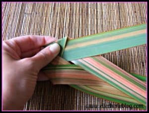 How to make flax flowers Step 4