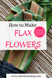 How to make flax flowers