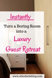 Instantly turn to a boring room into a luxury guest retreat