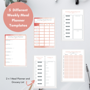 15 piece Meal Planning kit
